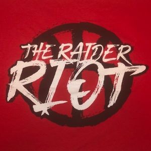 Red “Raider RIOT” T-shirt